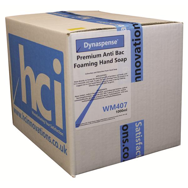 Dynaspense Bactericidal Foam Soap 1L 6pk