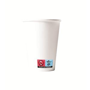 DEHP Paper Cups PE 180ml White Recyclable 1000pk